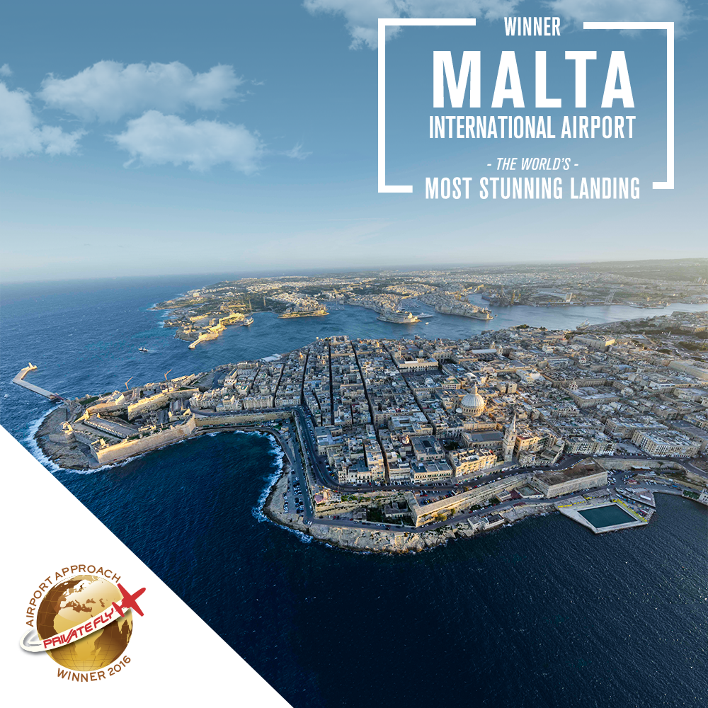 Thumbnail for Malta International Airport tops list of World’s Most Scenic Airport Landings