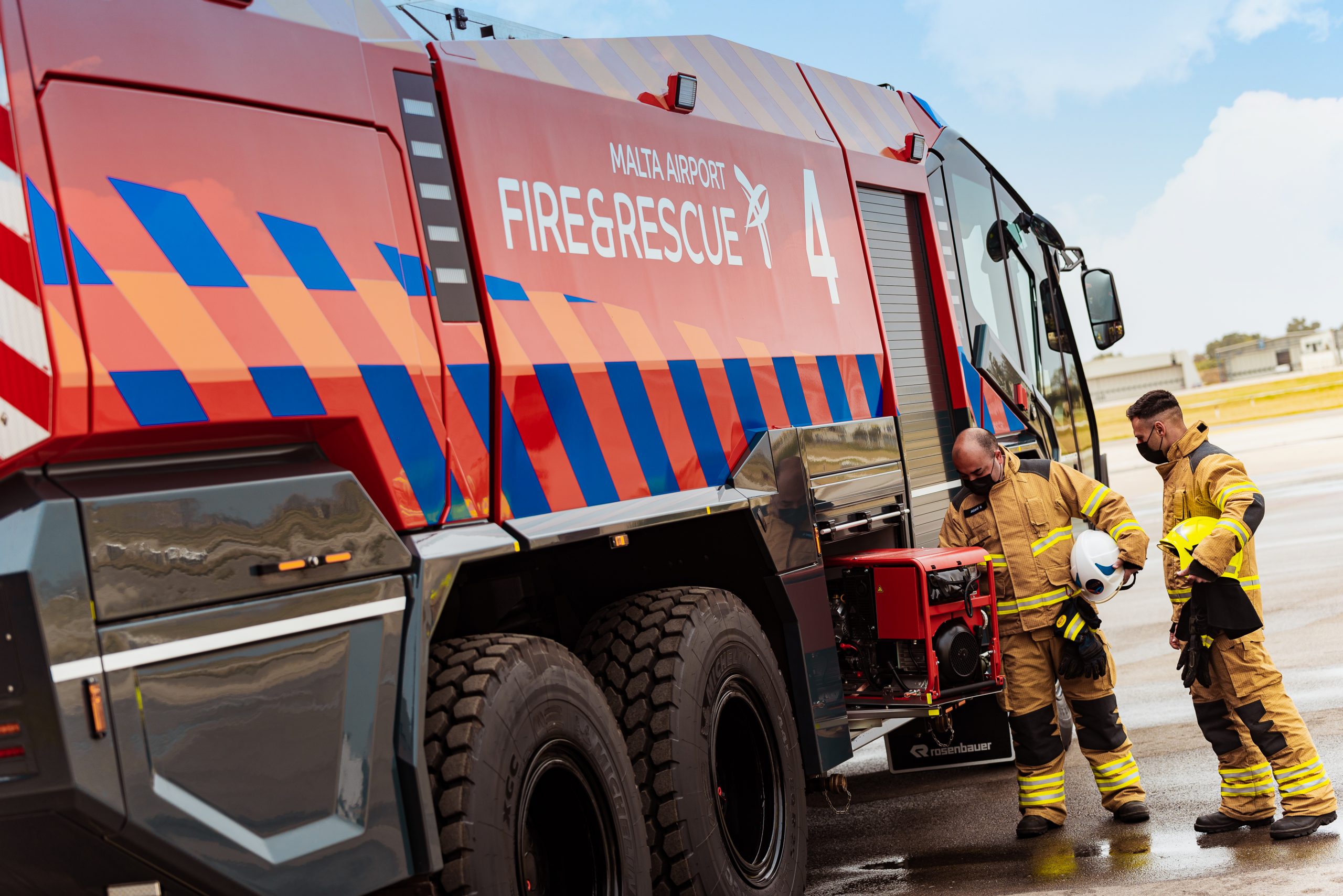 Thumbnail for Two Panther 6X6 Fire Trucks join MIA’S Rescue and Fire-fighting FLEET