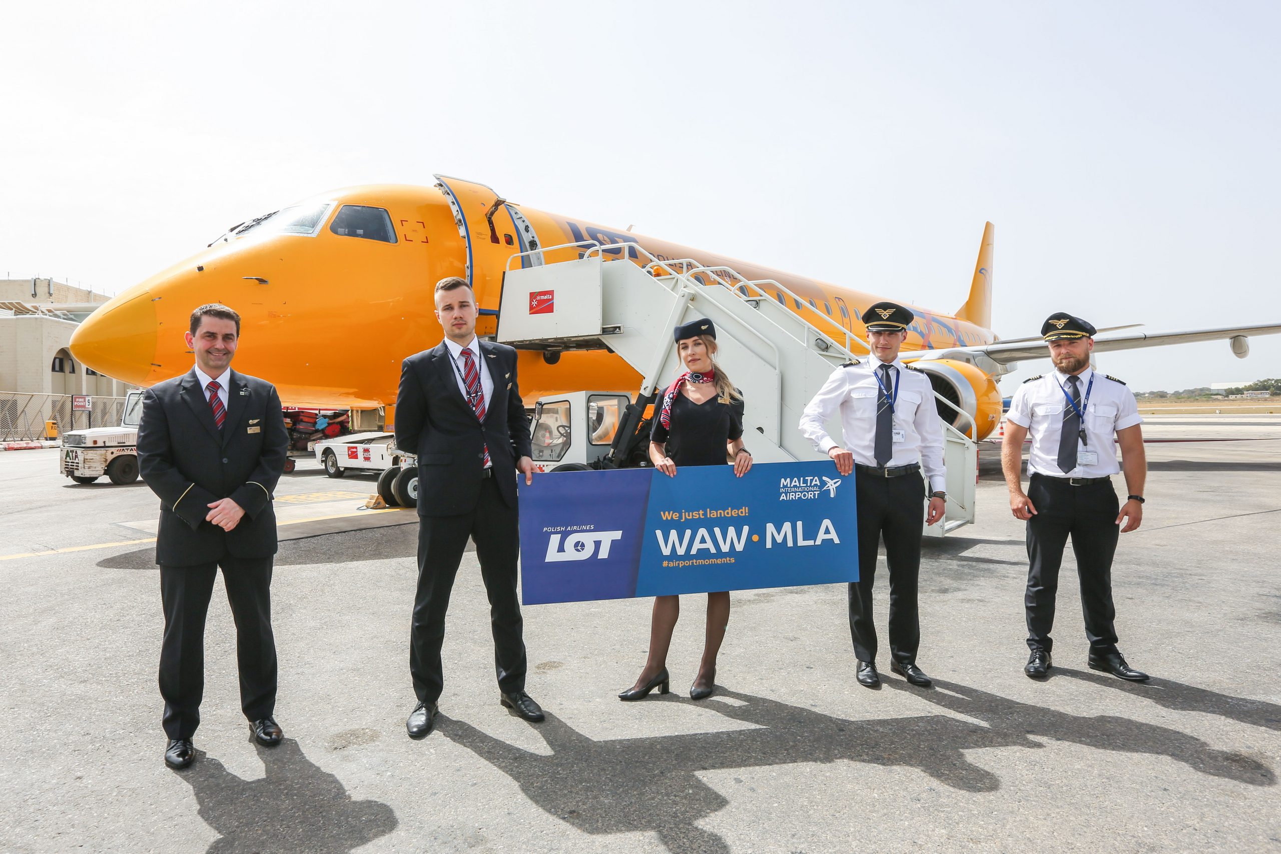 Thumbnail for Polish flag carrier LOT launches operations from Malta International Airport